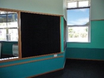 Inside of BLENNZ Napier office with new paint