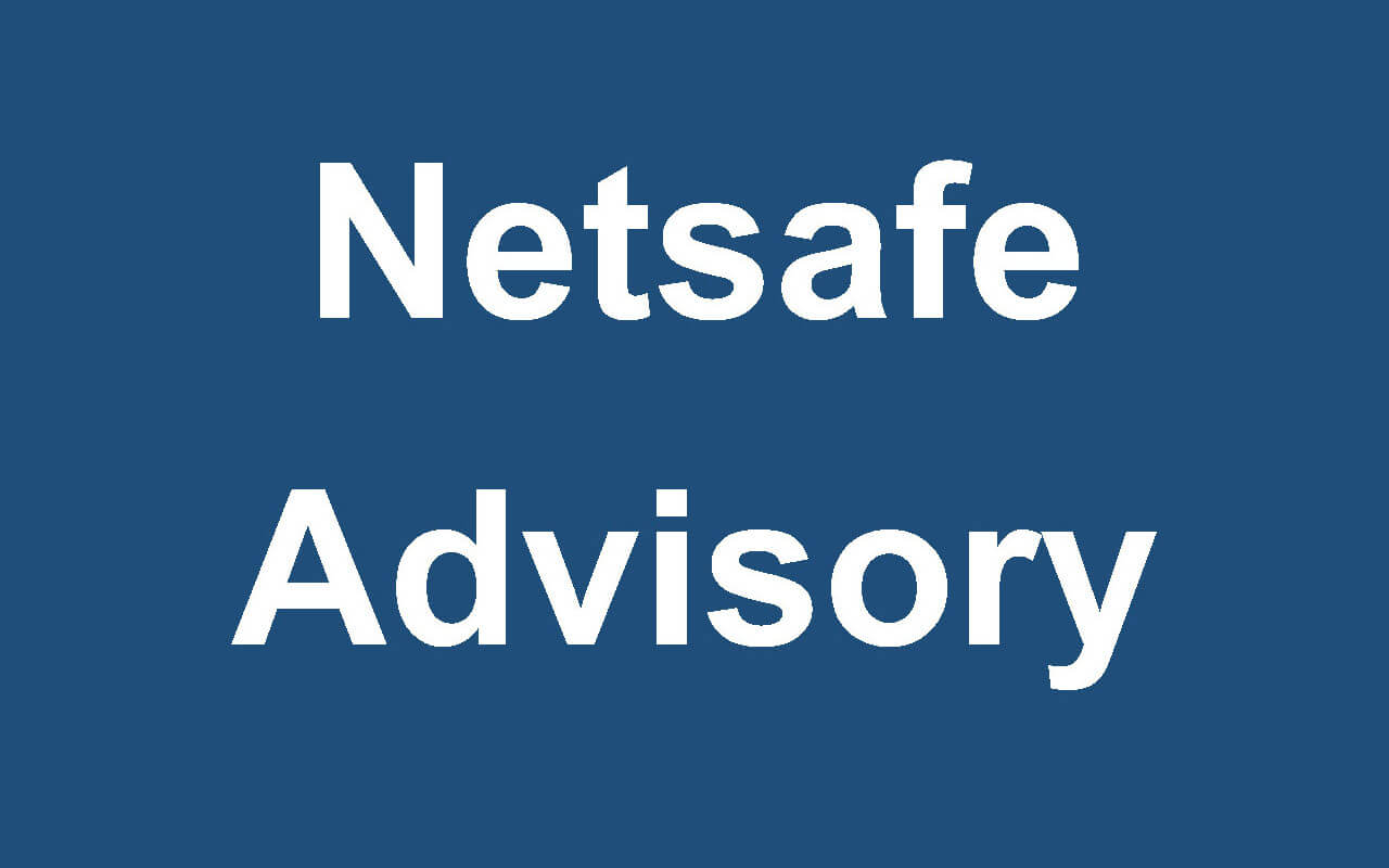 Netsafe Advisory text